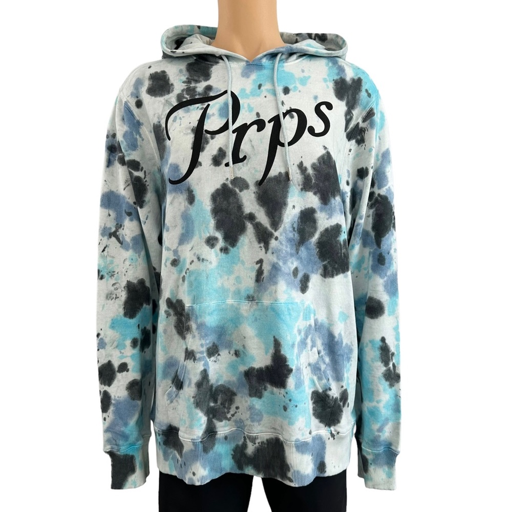 PRPS Tie Dye Blue Pullover Hoodie Men’s Size XL